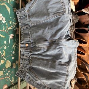 Denim Blue Women's Shorts